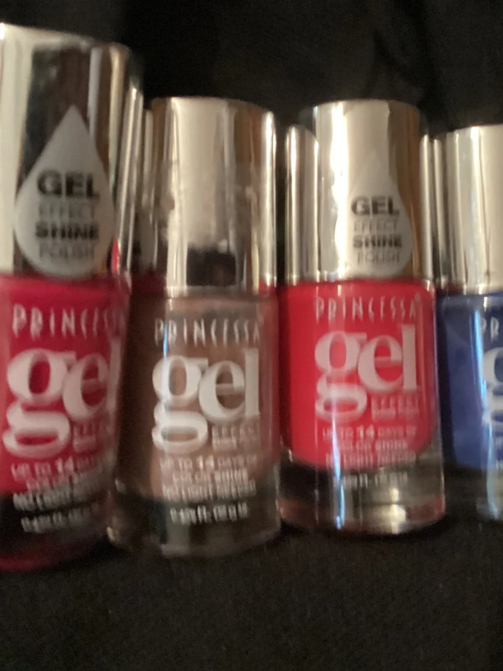 Bundle of 4 gel nail polish